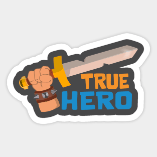 True Hero Sticker